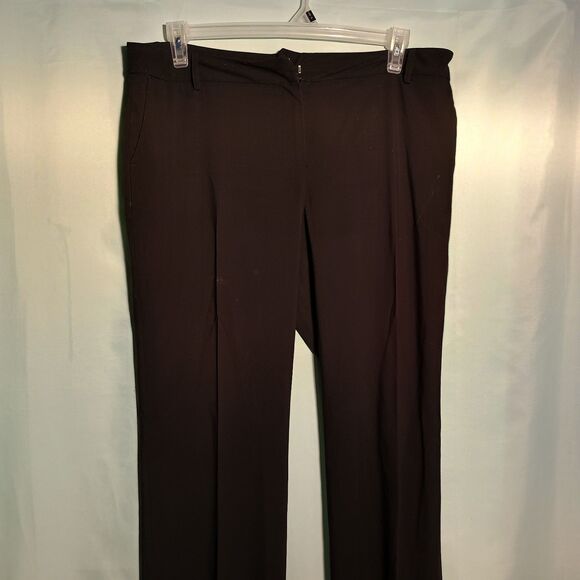 Women's  Dress Pants – Classic Straight Leg Trousers for Work or Formal Wear - Picture 2 of 4
